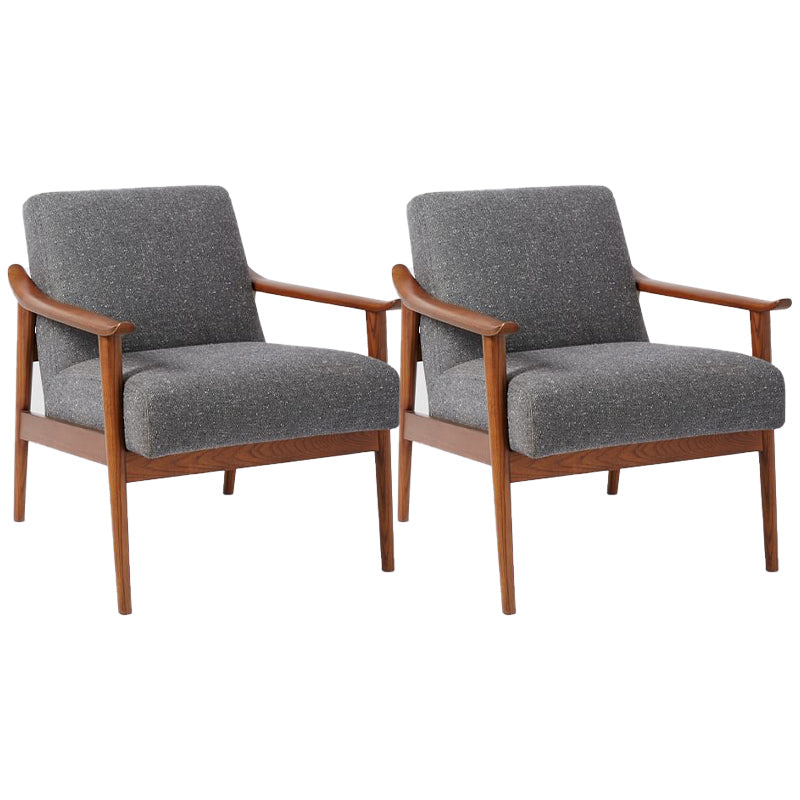 28,74 "fauteuil de fauteuil à bras massif en bois massif avec quatre jambes de base à quatre étapes