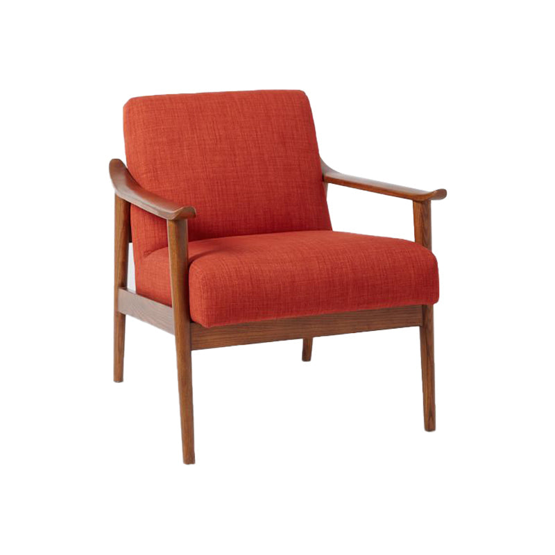 28,74 "fauteuil de fauteuil à bras massif en bois massif avec quatre jambes de base à quatre étapes