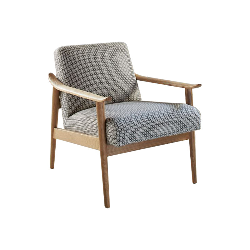 28,74 "fauteuil de fauteuil à bras massif en bois massif avec quatre jambes de base à quatre étapes