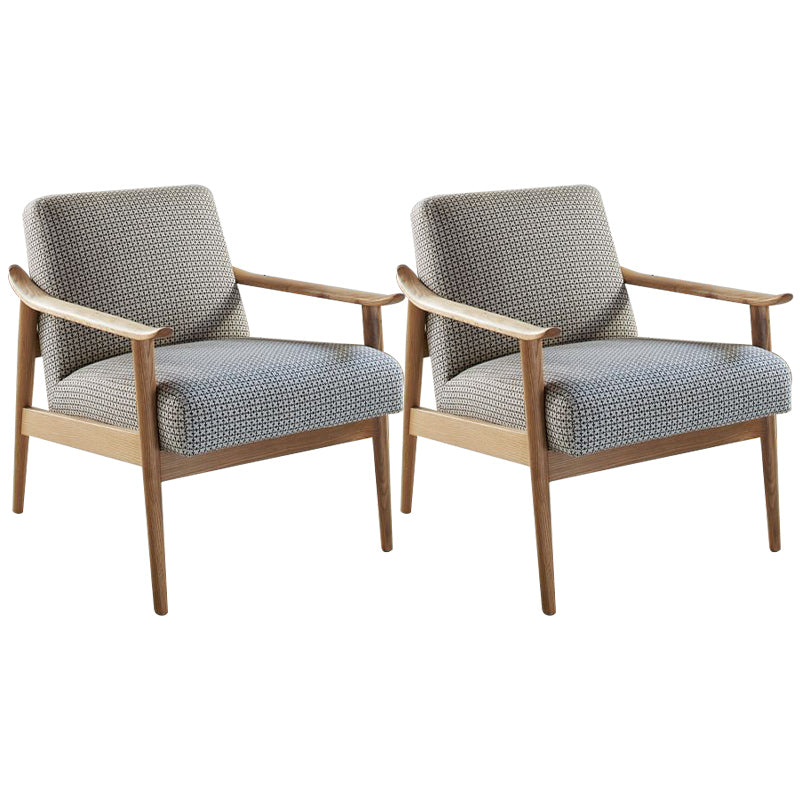 28,74 "fauteuil de fauteuil à bras massif en bois massif avec quatre jambes de base à quatre étapes