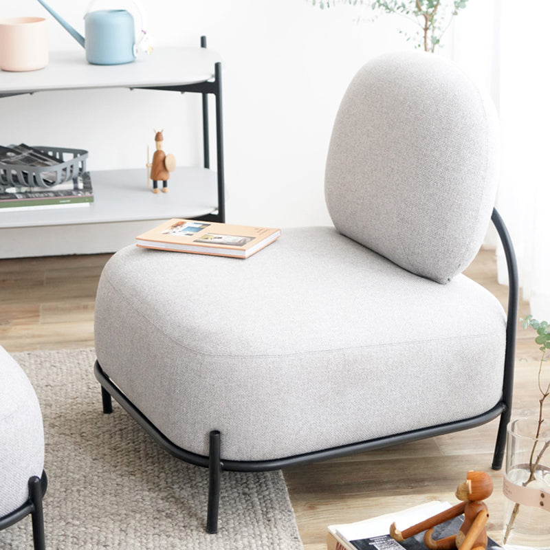 27,95 "sedia di biancheria senza braccio ampia sedia a quattro gambe di base per soggiorno