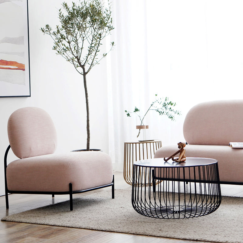 27,95 "sedia di biancheria senza braccio ampia sedia a quattro gambe di base per soggiorno