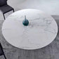 Modern style Round Dinner Table Steel Pedestal Base Table for Room