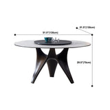 Modern style Round Dinner Table Steel Pedestal Base Table for Room