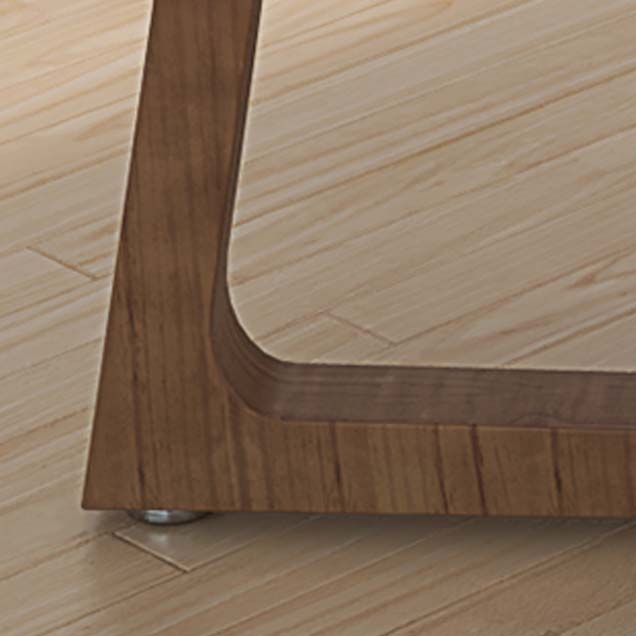 Tavolo da pranzo in legno in legno in legno tradizionale tavolo da rettangolo di lusso con base a slitta