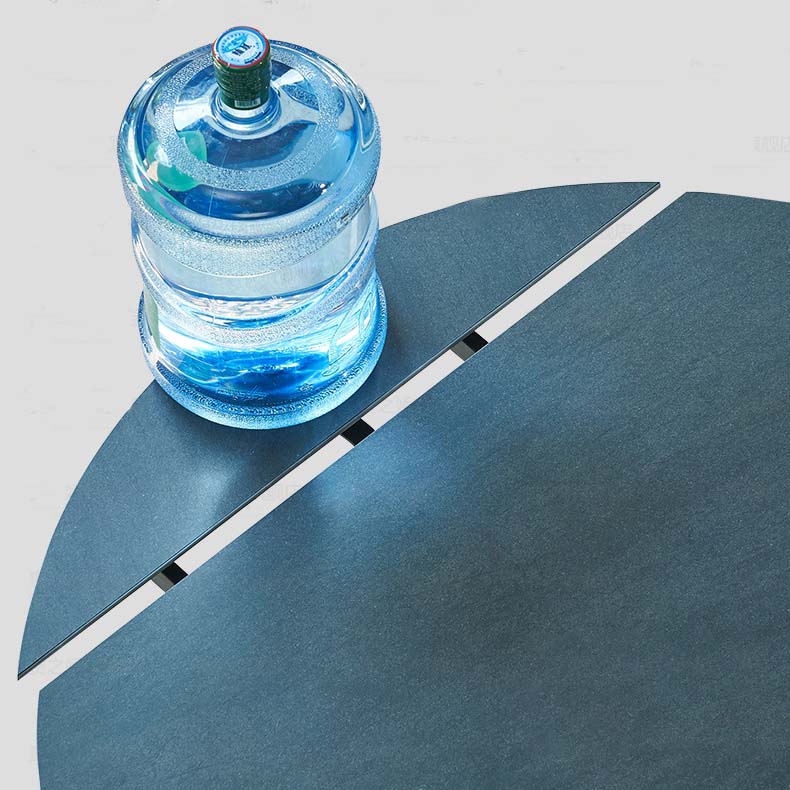 Stone Top Dining Table Traditional Luxury Round Dining Table with Pedestal Base