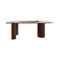 Pine Wood Top Dining Table Modern Solid Wood Table with 3 Legs Clearhalo 'Dining Tables & Seating' 'Dining Tables' 'dining_table' 'furn' 'furn_dining_table' 'Furniture' 'Kitchen & Dining Furniture' 6085839