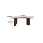 Pine Wood Top Dining Table Modern Solid Wood Table with 3 Legs Clearhalo 'Dining Tables & Seating' 'Dining Tables' 'dining_table' 'furn' 'furn_dining_table' 'Furniture' 'Kitchen & Dining Furniture' 6085844