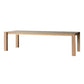 Rectangle Pine Wood Table for Restaurant Modern Dining Table with 4 Legs