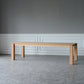 Rectangle Pine Wood Table for Restaurant Modern Dining Table with 4 Legs
