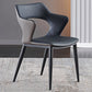 Metal Base Dining Chair Modern Style Faux Leather Arm Dining Chairs Clearhalo 'Dining Chairs' 'Dining Tables & Seating' 'dining_chair' 'furn' 'furn_dining_chair' 'Furniture' 'Kitchen & Dining Furniture' 6085937