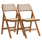 Contemporary Style Armless Chair Open Back Side Wooden Chair for Dining Room Wood 2 Piece Set Clearhalo 'Dining Chairs' 'Dining Tables & Seating' 'dining_chair' 'furn' 'furn_dining_chair' 'Furniture' 'Kitchen & Dining Furniture' 6085978