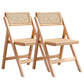 Contemporary Style Armless Chair Open Back Side Wooden Chair for Dining Room Light Wood 2 Piece Set Clearhalo 'Dining Chairs' 'Dining Tables & Seating' 'dining_chair' 'furn' 'furn_dining_chair' 'Furniture' 'Kitchen & Dining Furniture' 6085985