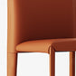 Designer Style Armless Chair Parsons Back Leather Chair for Restaurant Clearhalo 'Dining Chairs' 'Dining Tables & Seating' 'dining_chair' 'furn' 'furn_dining_chair' 'Furniture' 'Kitchen & Dining Furniture' 6086095