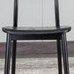 Contemporary Style Chair Armless Open Back Chair with Wood Legs for Kitchen