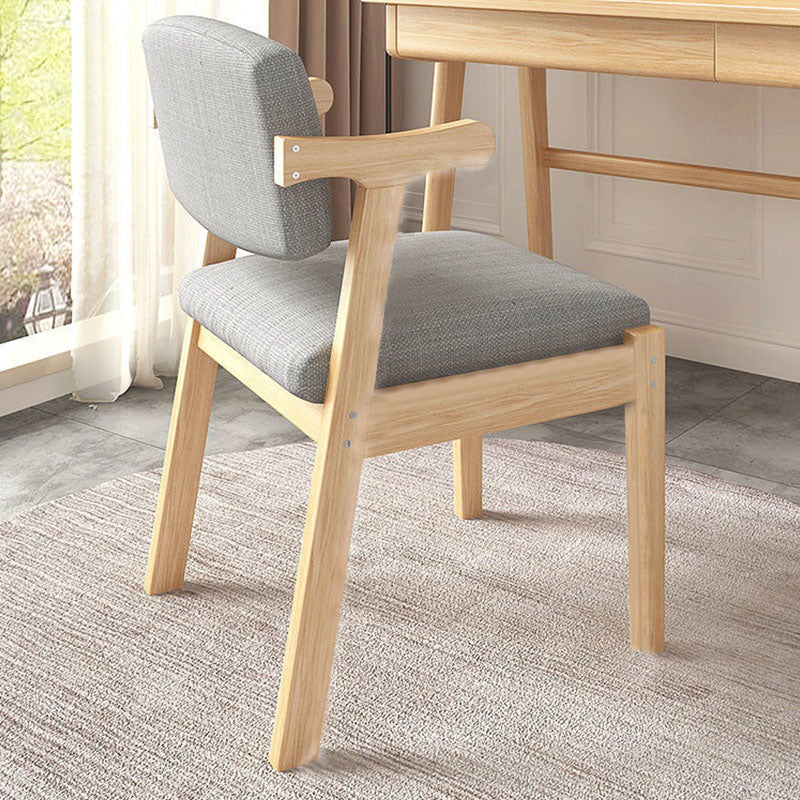 Contemporary Style Chair Armless Open Back Chair with Wood Legs for Home Clearhalo 'Dining Chairs' 'Dining Tables & Seating' 'dining_chair' 'furn' 'furn_dining_chair' 'Furniture' 'Kitchen & Dining Furniture' 6086233