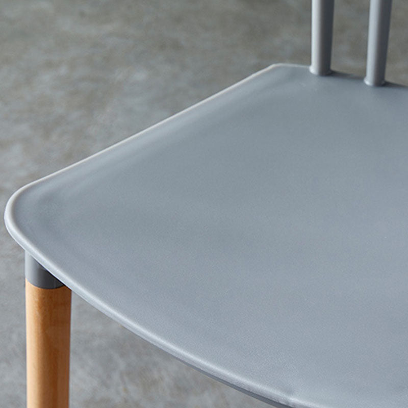 Contemporary Style Chair Dining Armless Dining Chairs with Wooden Legs for Home Clearhalo 'Dining Chairs' 'Dining Tables & Seating' 'dining_chair' 'furn' 'furn_dining_chair' 'Furniture' 'Kitchen & Dining Furniture' 6086445