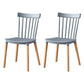 Contemporary Style Chair Dining Armless Dining Chairs with Wooden Legs for Home Light Gray 2 Piece Set Clearhalo 'Dining Chairs' 'Dining Tables & Seating' 'dining_chair' 'furn' 'furn_dining_chair' 'Furniture' 'Kitchen & Dining Furniture' 6086446