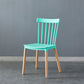 Contemporary Style Chair Dining Armless Dining Chairs with Wooden Legs for Home Green 1 Piece Clearhalo 'Dining Chairs' 'Dining Tables & Seating' 'dining_chair' 'furn' 'furn_dining_chair' 'Furniture' 'Kitchen & Dining Furniture' 6086470