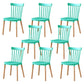 Contemporary Style Chair Dining Armless Dining Chairs with Wooden Legs for Home Green 8 Piece Set Clearhalo 'Dining Chairs' 'Dining Tables & Seating' 'dining_chair' 'furn' 'furn_dining_chair' 'Furniture' 'Kitchen & Dining Furniture' 6086474