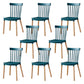 Contemporary Style Chair Dining Armless Dining Chairs with Wooden Legs for Home Blackish Green 8 Piece Set Clearhalo 'Dining Chairs' 'Dining Tables & Seating' 'dining_chair' 'furn' 'furn_dining_chair' 'Furniture' 'Kitchen & Dining Furniture' 6086479
