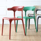 Contemporary Style Armless Dining Chair Plastic Open Back Side Chair for Restaurant Clearhalo 'Dining Chairs' 'Dining Tables & Seating' 'dining_chair' 'furn' 'furn_dining_chair' 'Furniture' 'Kitchen & Dining Furniture' 6086568