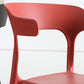 Contemporary Style Armless Dining Chair Plastic Open Back Side Chair for Restaurant Clearhalo 'Dining Chairs' 'Dining Tables & Seating' 'dining_chair' 'furn' 'furn_dining_chair' 'Furniture' 'Kitchen & Dining Furniture' 6086572