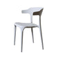 Contemporary Style Armless Dining Chair Plastic Open Back Side Chair for Restaurant Clearhalo 'Dining Chairs' 'Dining Tables & Seating' 'dining_chair' 'furn' 'furn_dining_chair' 'Furniture' 'Kitchen & Dining Furniture' 6086581