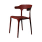 Contemporary Style Armless Dining Chair Plastic Open Back Side Chair for Restaurant Clearhalo 'Dining Chairs' 'Dining Tables & Seating' 'dining_chair' 'furn' 'furn_dining_chair' 'Furniture' 'Kitchen & Dining Furniture' 6086583