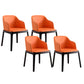 Contemporary Dining Arm Chair Upholstered Dining Room Chair for Home