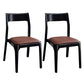 Traditional Armless Dining Chairs Open Back Dining Side Chair
