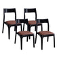 Traditional Armless Dining Chairs Open Back Dining Side Chair