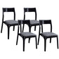Traditional Armless Dining Chairs Open Back Dining Side Chair