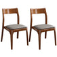 Traditional Armless Dining Chairs Open Back Dining Side Chair