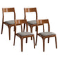Traditional Armless Dining Chairs Open Back Dining Side Chair