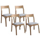 Traditional Armless Dining Chairs Open Back Dining Side Chair
