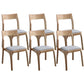 Traditional Armless Dining Chairs Open Back Dining Side Chair