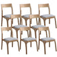 Traditional Armless Dining Chairs Open Back Dining Side Chair