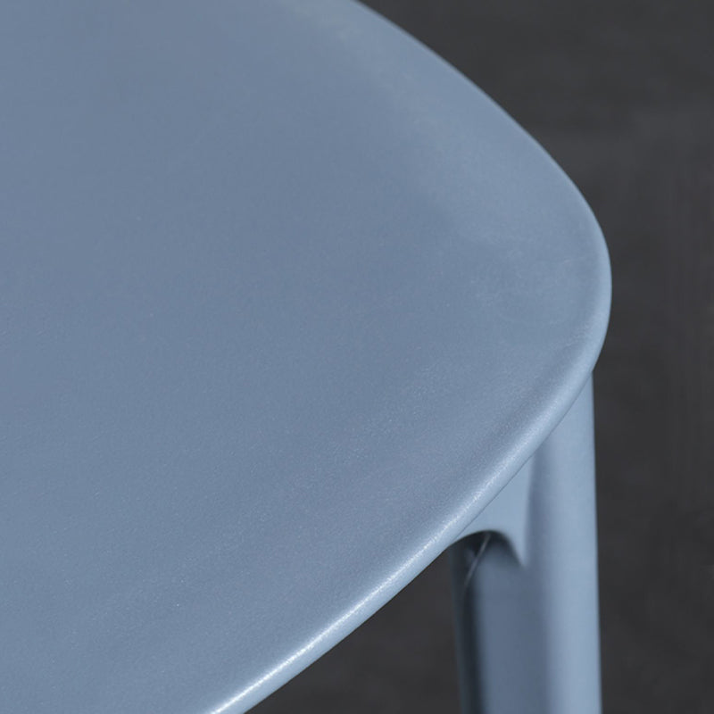 Silla de plástico de la parte posterior abierta moderna silla de brazo de plástico para el dormitorio