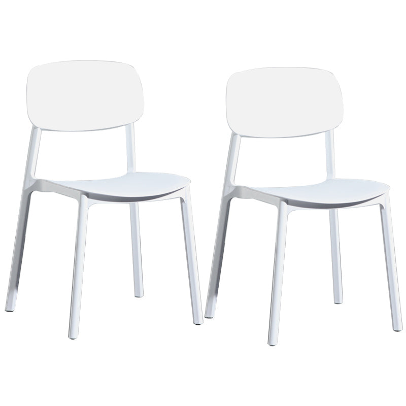 Silla de plástico de la parte posterior abierta moderna silla de brazo de plástico para el dormitorio