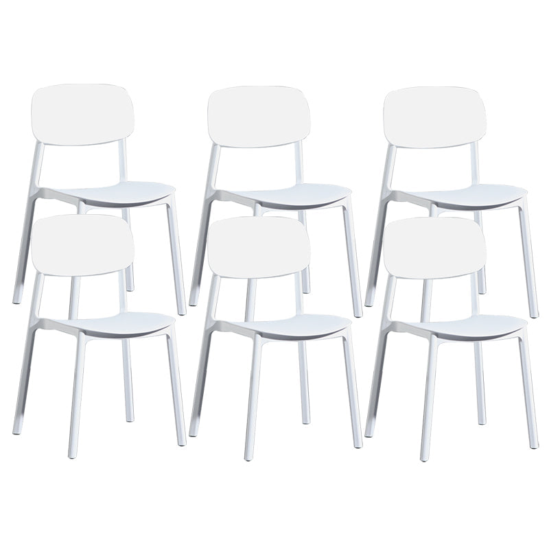 Silla de plástico de la parte posterior abierta moderna silla de brazo de plástico para el dormitorio