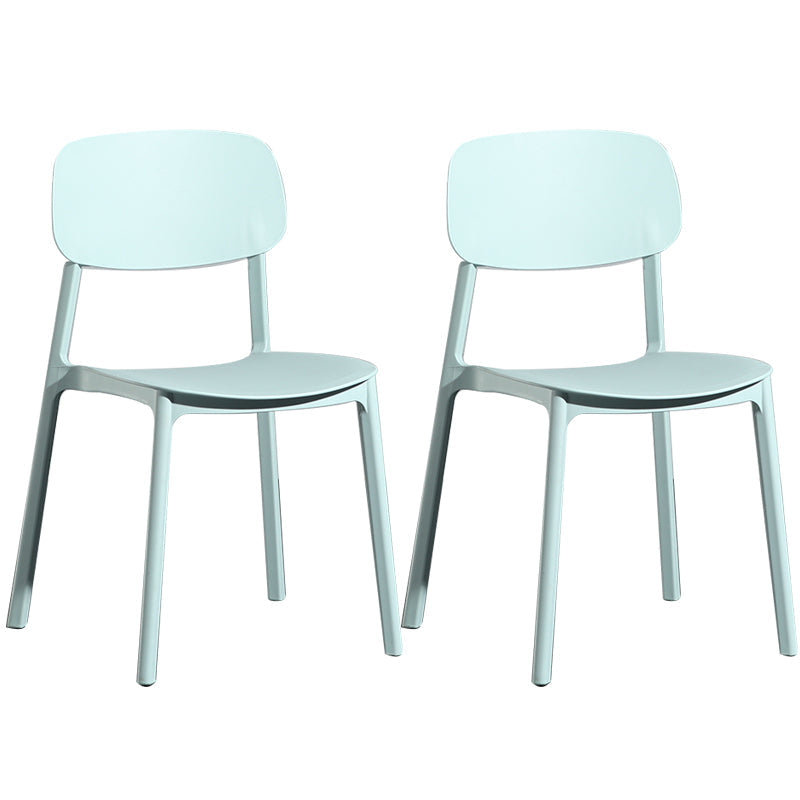 Silla de plástico de la parte posterior abierta moderna silla de brazo de plástico para el dormitorio