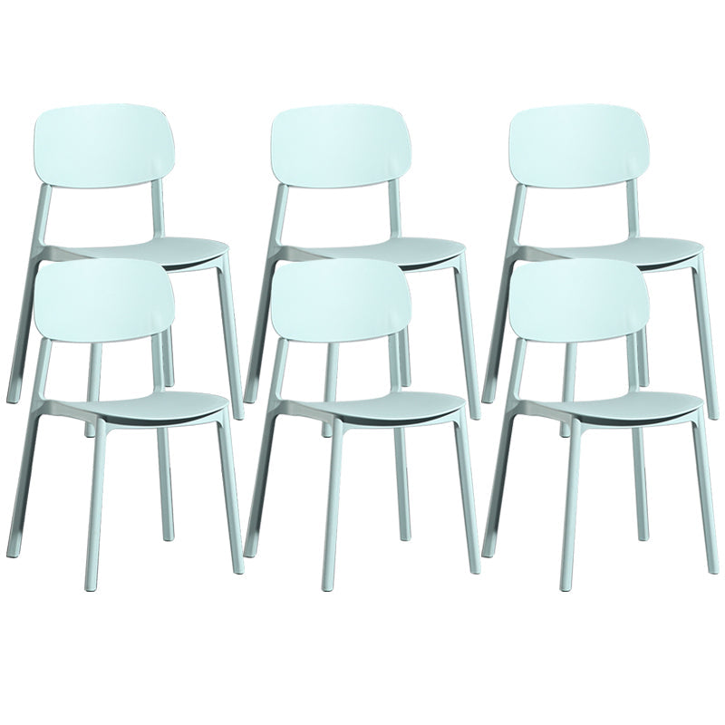 Silla de plástico de la parte posterior abierta moderna silla de brazo de plástico para el dormitorio