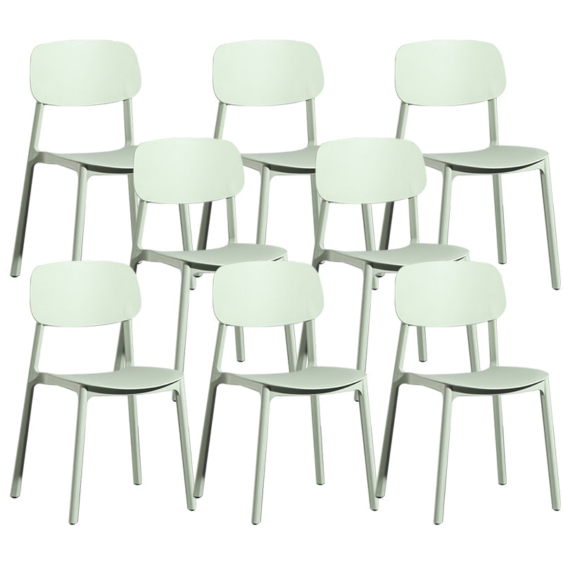 Silla de plástico de la parte posterior abierta moderna silla de brazo de plástico para el dormitorio