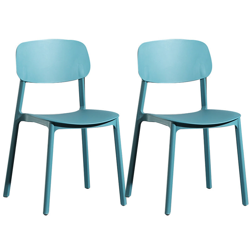 Silla de plástico de la parte posterior abierta moderna silla de brazo de plástico para el dormitorio