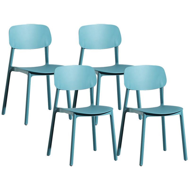 Silla de plástico de la parte posterior abierta moderna silla de brazo de plástico para el dormitorio