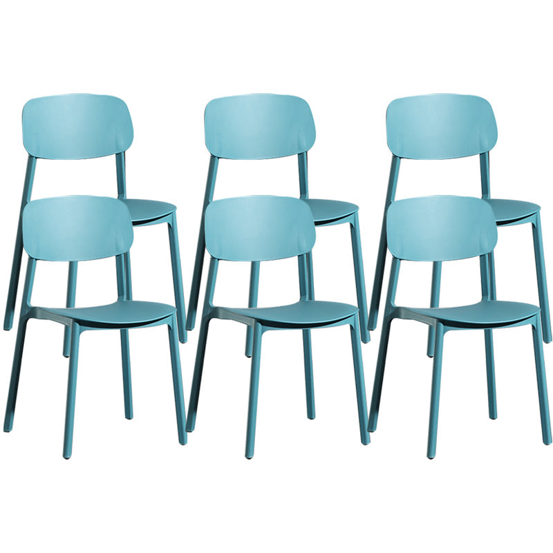 Silla de plástico de la parte posterior abierta moderna silla de brazo de plástico para el dormitorio