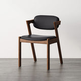 Traditional Dining Accent Chair Open Back Dining Room Chair for Home