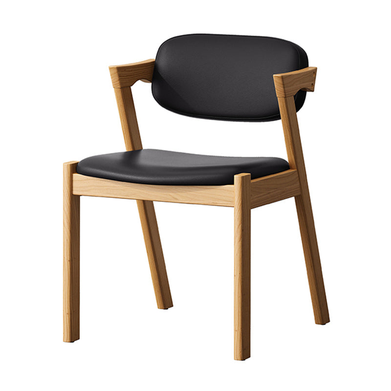 Traditional Dining Accent Chair Open Back Dining Room Chair for Home Clearhalo 'Dining Chairs' 'Dining Tables & Seating' 'dining_chair' 'furn' 'furn_dining_chair' 'Furniture' 'Kitchen & Dining Furniture' 6087062