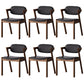 Traditional Dining Accent Chair Open Back Dining Room Chair for Home Brown-Black 6 Piece Set Clearhalo 'Dining Chairs' 'Dining Tables & Seating' 'dining_chair' 'furn' 'furn_dining_chair' 'Furniture' 'Kitchen & Dining Furniture' 6087068